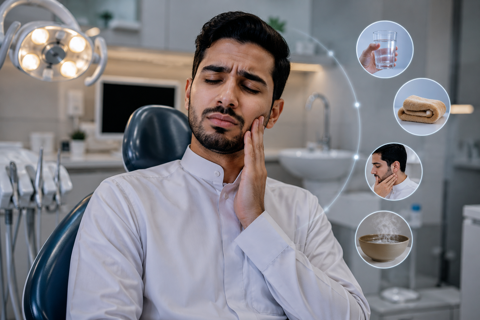 كيفية التخلص من بنج الأسنان ؟ | مجمع لجين الطبي